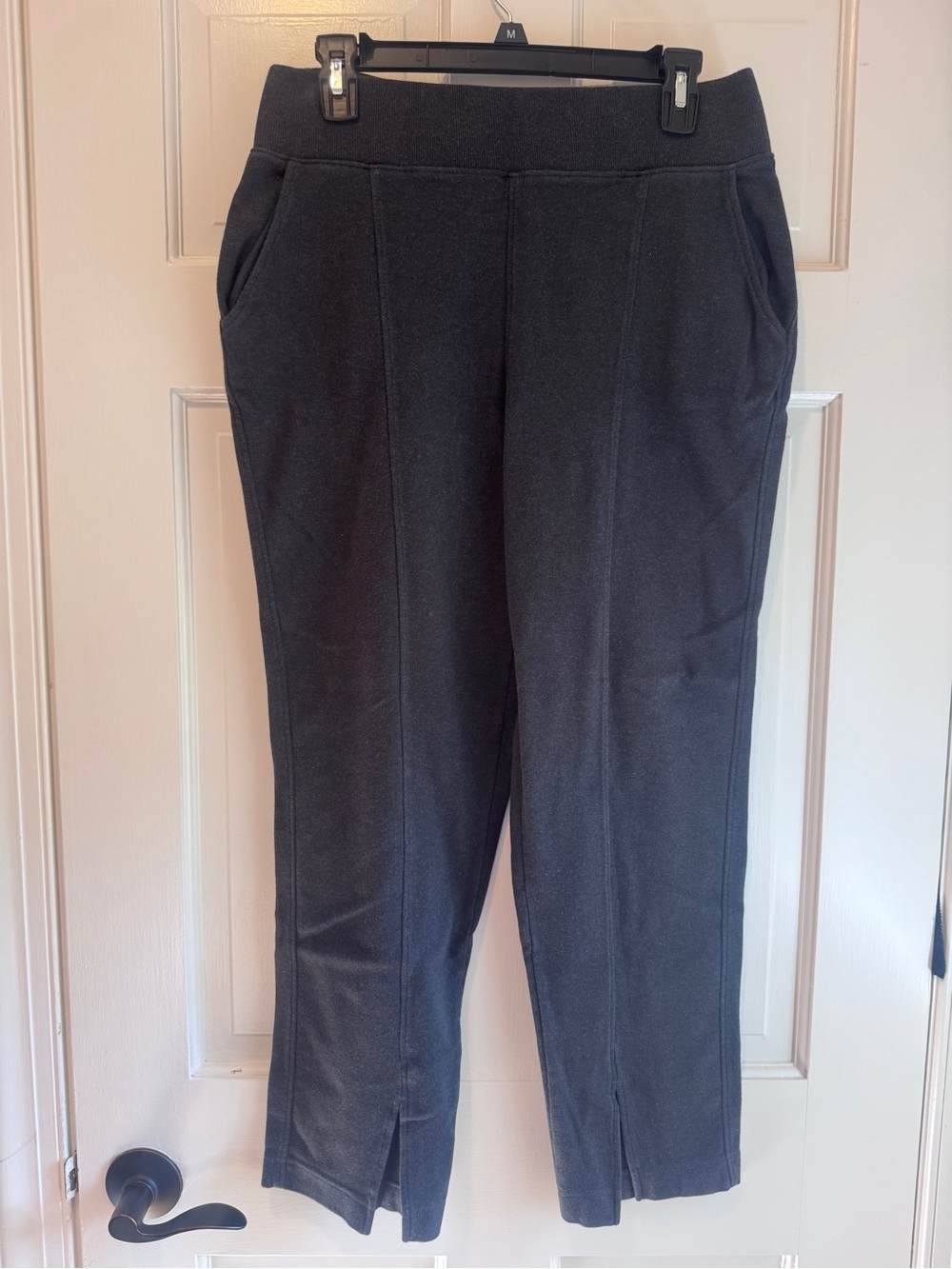 Pact Charcoal Cropped Ankle Pants